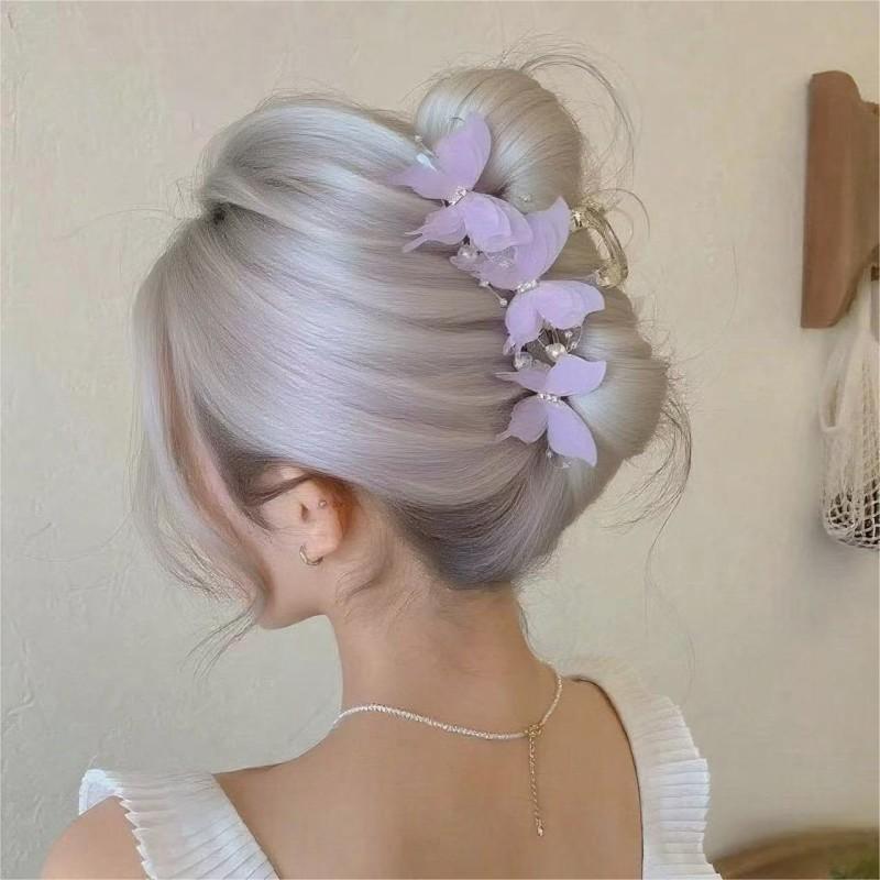 Butterfly Clip Hair Catcher For Women, Elegant And Romantic Butterfly Shaped Hair Accessories, A Daily Commuting Hair Tie And Styling Tool