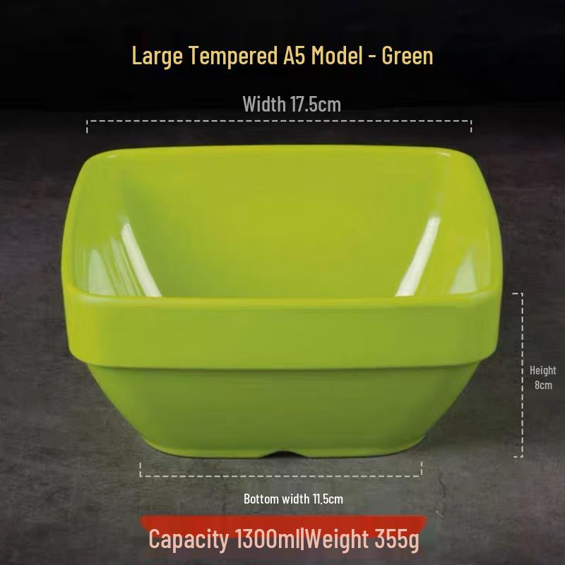 Jijun Square Melamine Commercial Noodle Bowl