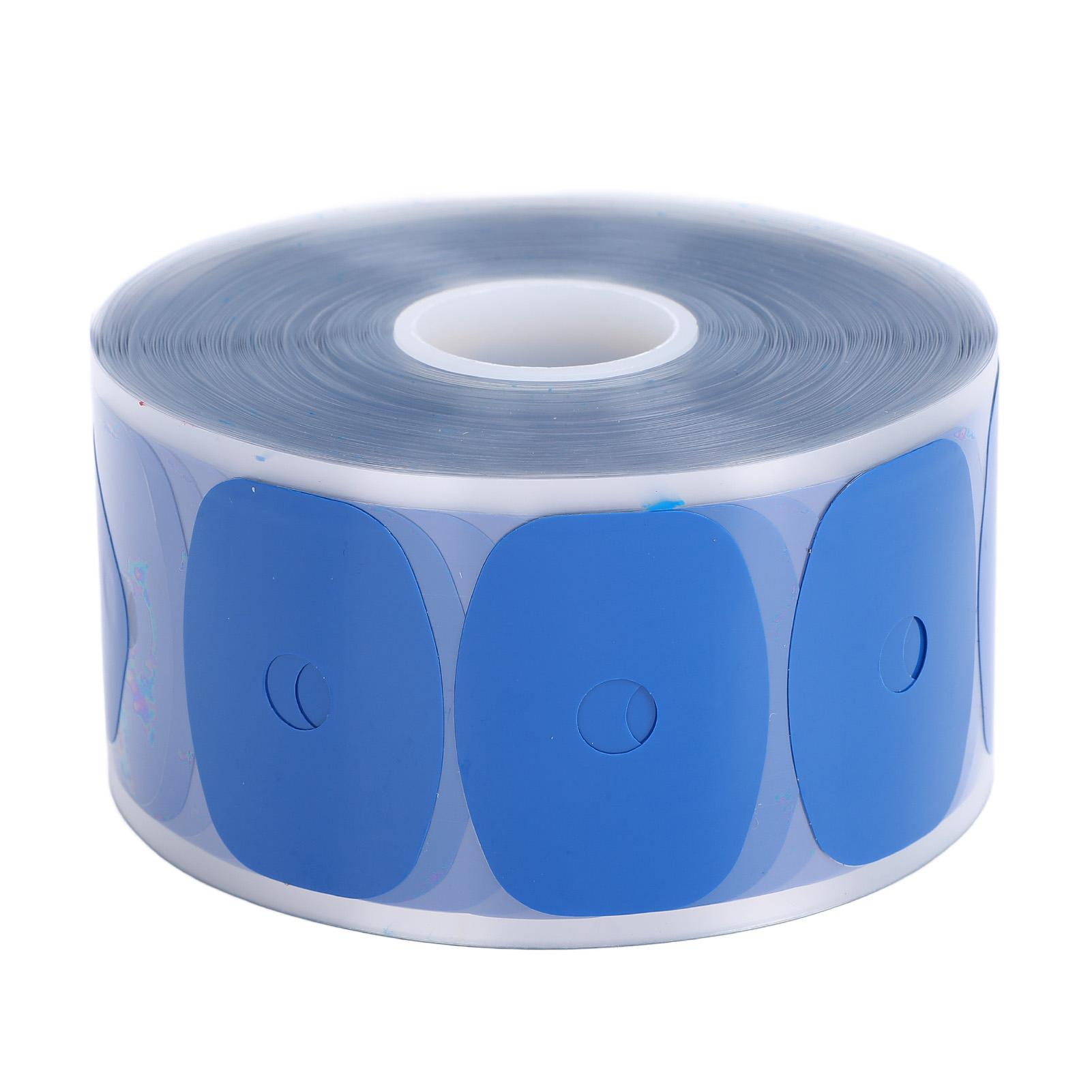 

1000 шт. синие противоскользящие наклейки для полировки линз очков с высокой адгезией противоскользящая пленка для линз двойная