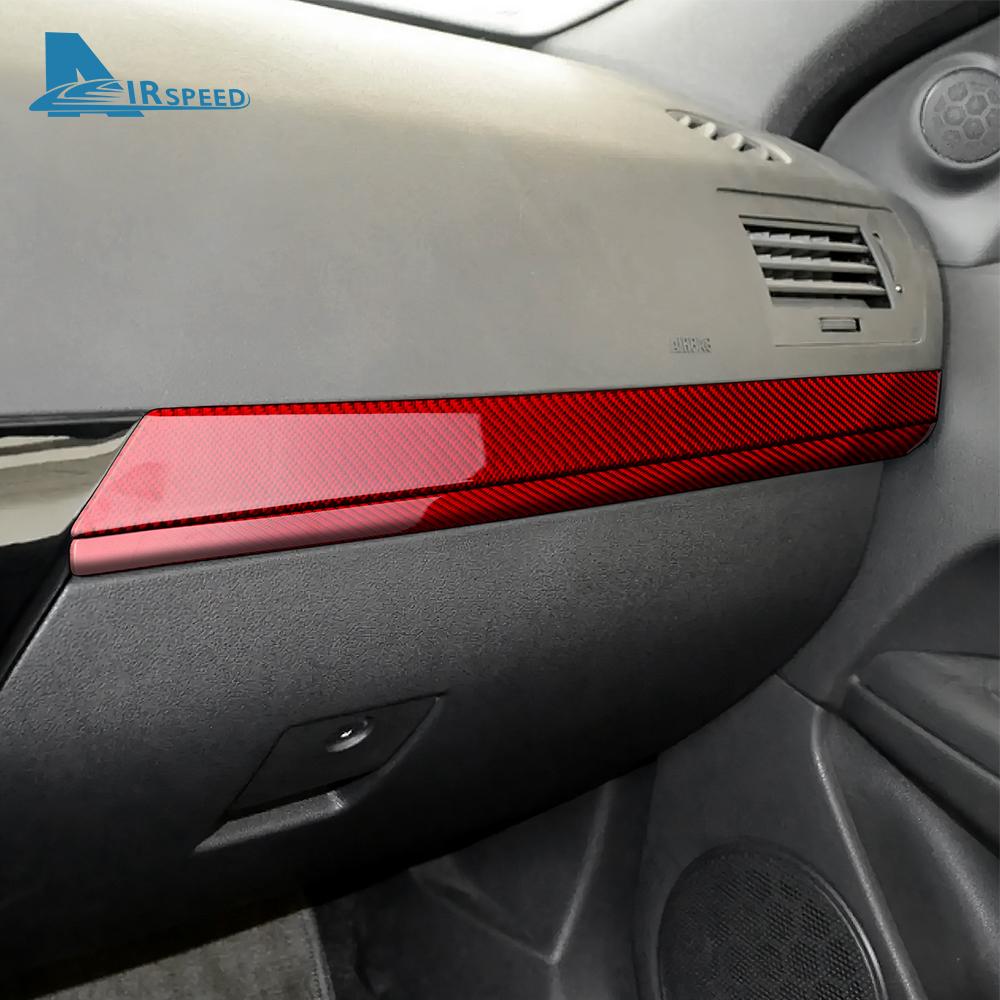 Real Soft Carbon Fiber Sticker For Vauxhall Opel Astra H MK5 2004 2005 2006 2007 2008 2009 2010 Car Co-pilot Passanger Side Trim
