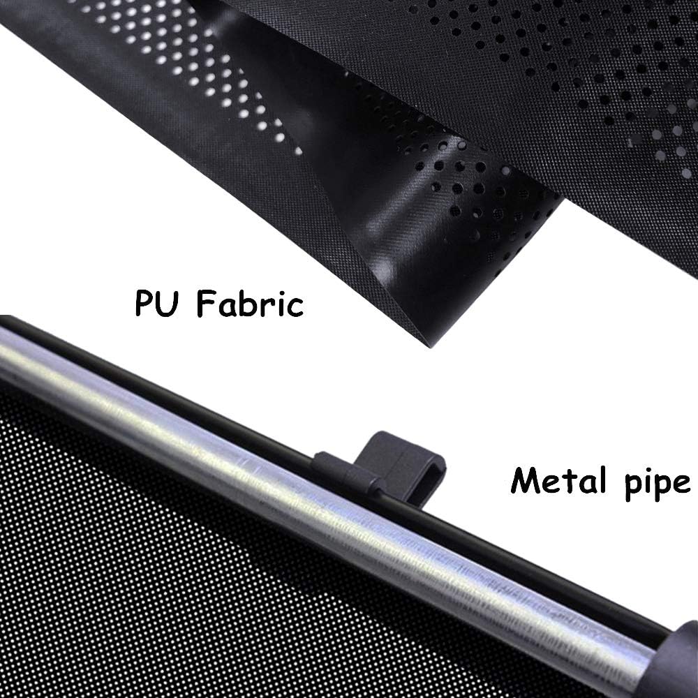 Car Window Shades - 2 Pack Window Shade For Baby In Cars For Car Blocks Heat And UV Rays Glare Protection Roller Sunshade Visor (15.7"×17.7")