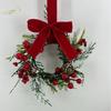 Christmas Cabinet Wreath Pine Needles Berries Pine Cones Decor Kitchen Shelves Indoor Outdoor Garland