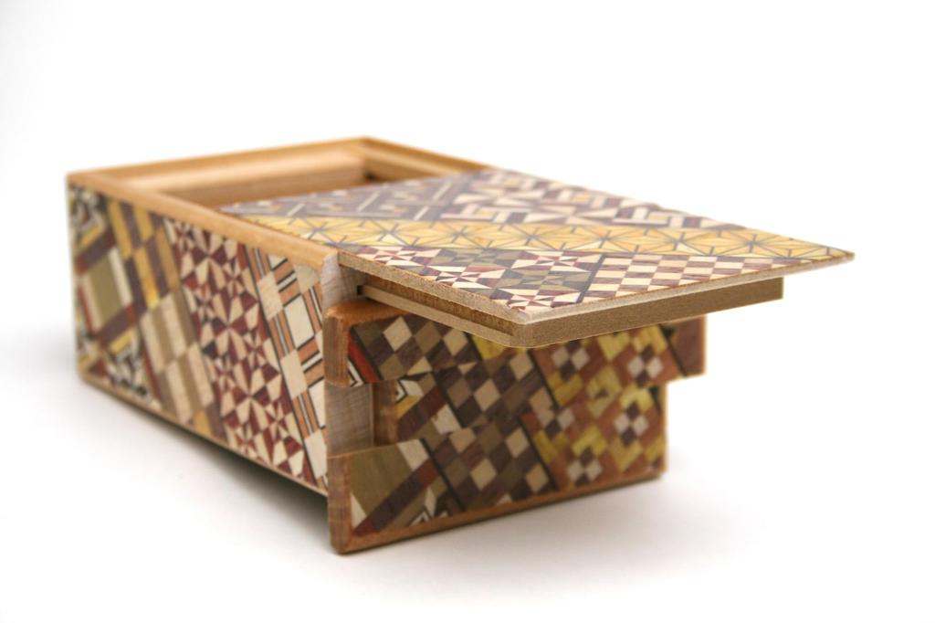 Hakone Marquetry Secret Box Japanese Puzzle Box 7 Steps 7-Step