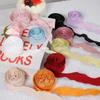 New 10 Yards Fishtail Yarn Ribbons 2.5cm Wave Edge Pleated Chiffon Ribbon Gift Wrapping Bouquets Gifts Packaging Material