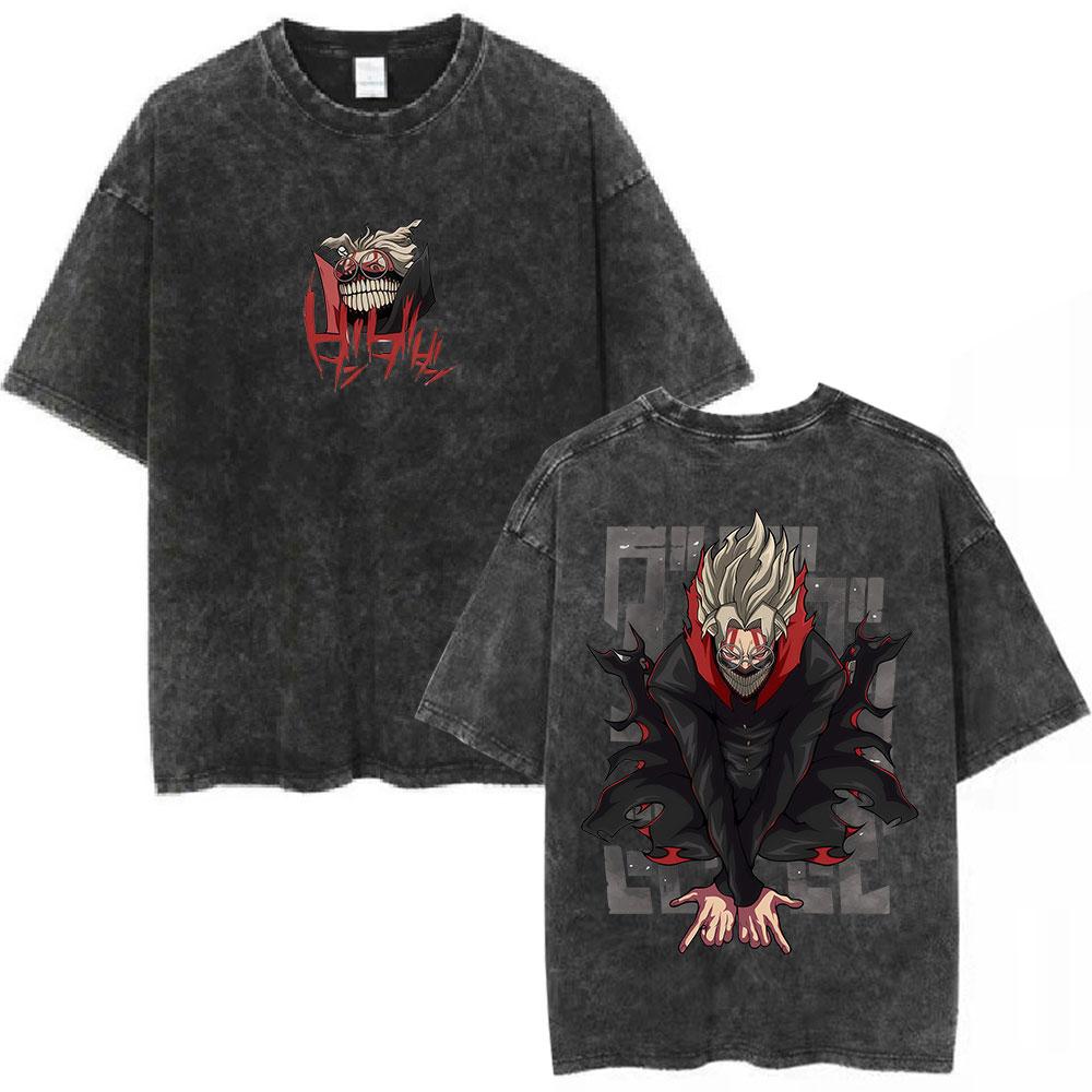 

Anime Dandadan Momo Ken Turbo Granny Vintage Washed Tshirts Mens Women Clothing Fashion Cotton Short Sleeve Oversized T Shirts S