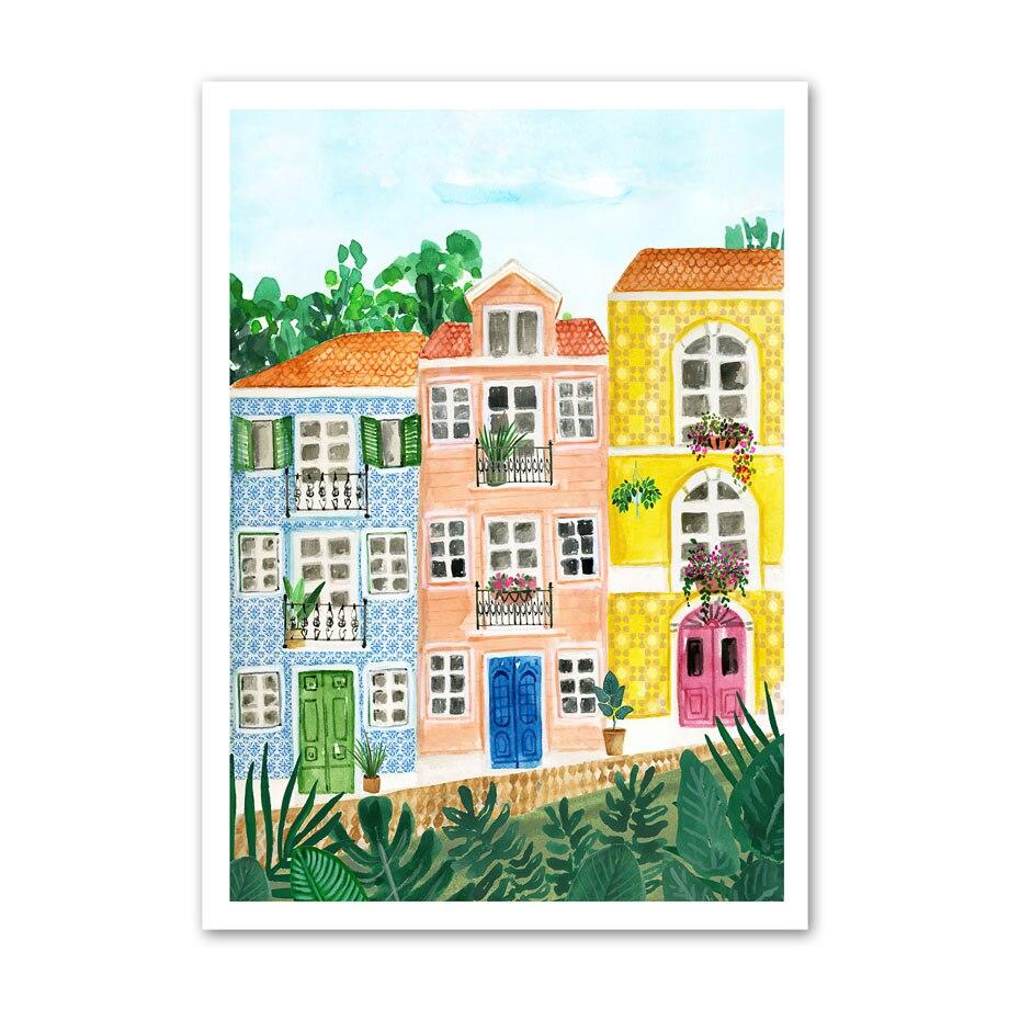 DIY Diamond Painting Paris Eiffel Tower San Francisco Diamond Embroidery Santorini City Landscape Cross Stitch Handmade  Decor