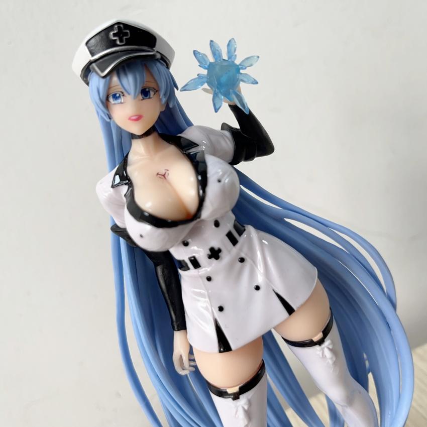 18CM Anime Akame ga KILL! ESDEATH Girl figure PVC Action Toy Adults Collection Game Statue Figures Doll gifts
