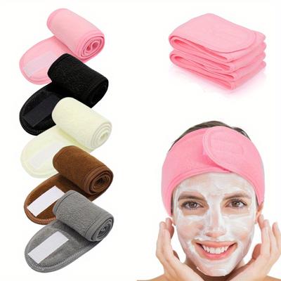 Nastavitelná čelenka na obličej Jóga Spa Vana Sprcha Mytí obličeje Makeup Čelenka Makeup Příslušenství