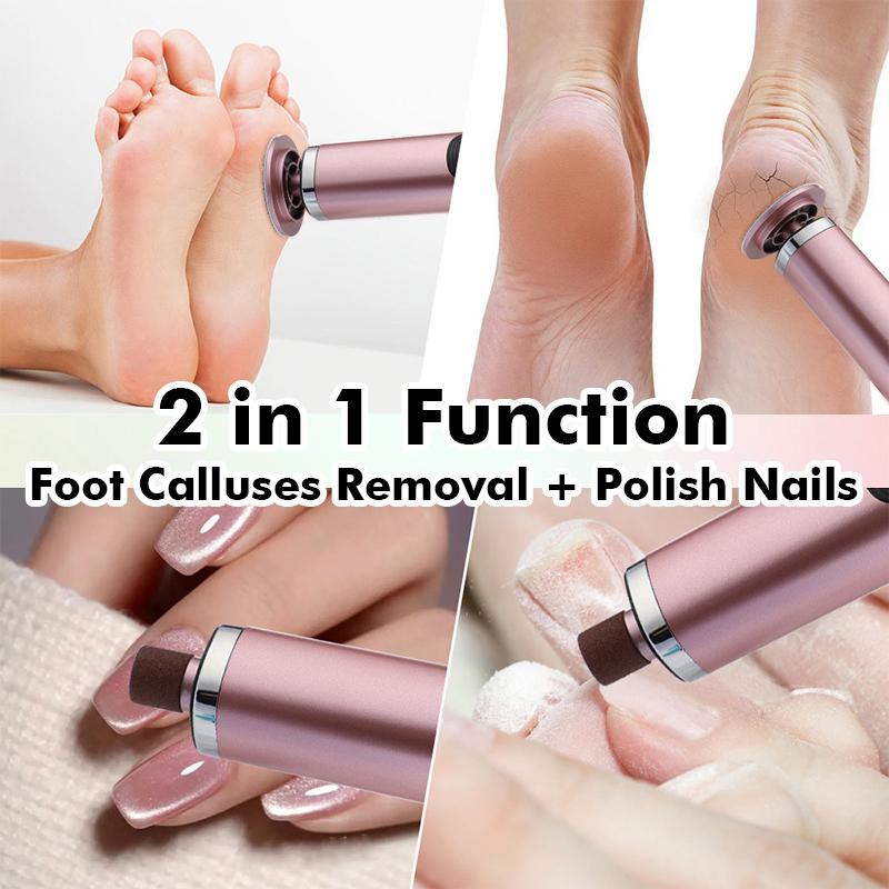 Wireless Electric Foot Callus Remover Machine Rechargeable Pedicure Tool for Dead Skin And Cuticle Removal Replacement Sandpaper