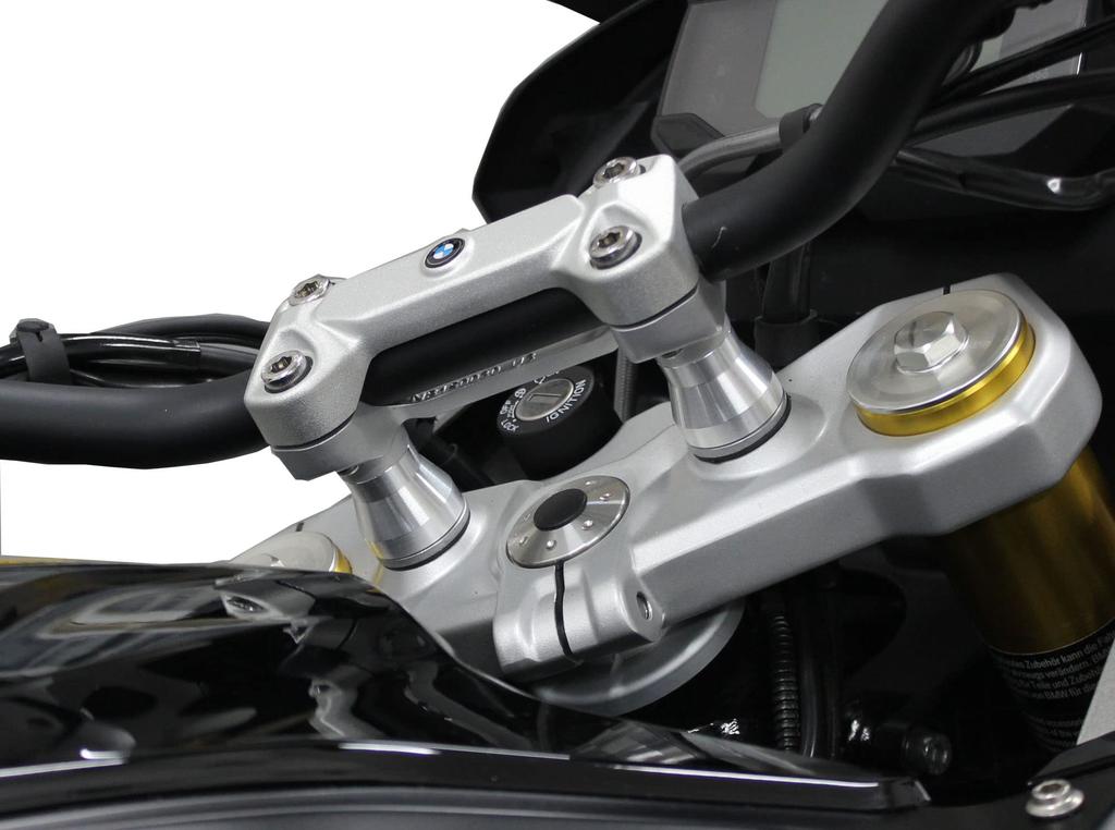Kijima BM-04010 BMW G310GS/R ('17-) Motorcycle Parts Handle Up Collar, 1.0 inches (25 mm) Up, Left and Right Set