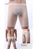 Ice Silk Men's Boxer Briefs - Solid Color Transparent Underwear