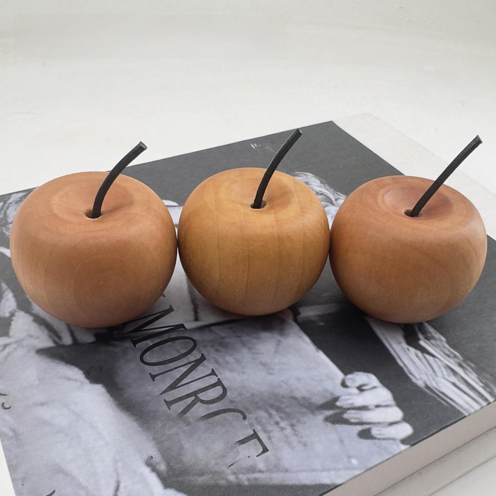 Wooden Apple Aromatherapy Car Diffuser With Incense Holder For Office And Home Decor