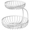 Modern Stackable Iron Wire Fruit Basket Metal Wire Kitchen Produce Stand Kitchen Metal Wire Fruits Stand Holder