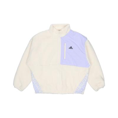 Boa Hoge Kraag Verdikte Casual Sportjas Damesjas Off-White HD0363