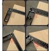 Multifunctional Right Angle Ruler 90 °/45 ° High Precision Positioning Marking Thickened Angle Ruler Woodworking Special Tools