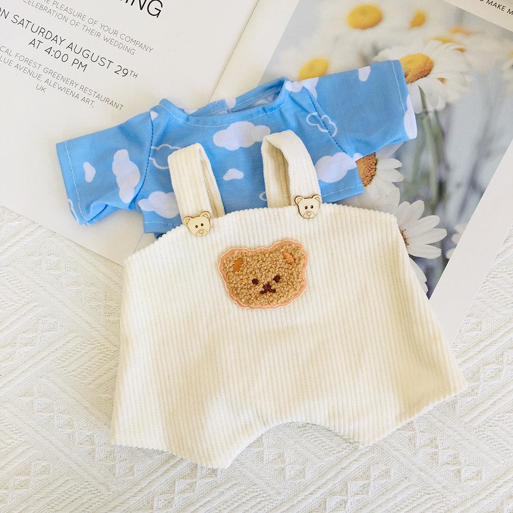 Medium 30cm Handmade Doll Clothes for Jointed Bear - S Size Belle Lulu Outfit Gift for Girls