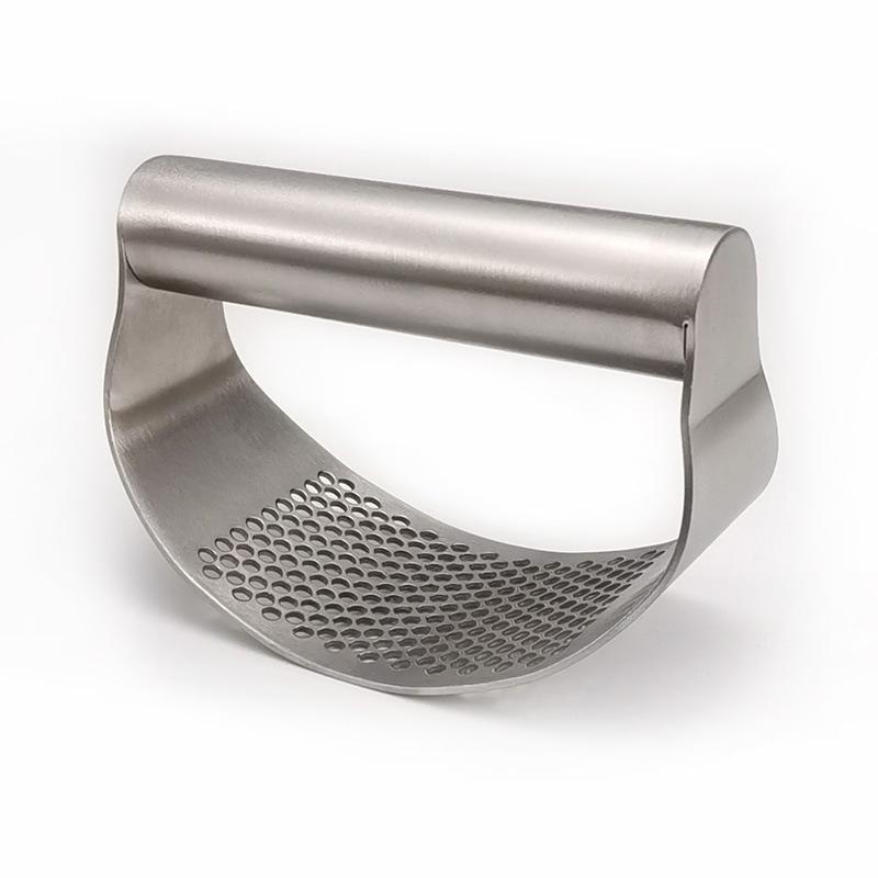 

Пресс для чеснока из нержавеющей стали, ручной изогнутый измельчитель, многофункциональная дробилка для приготовления овощей, кухонные гаджеты, посуда