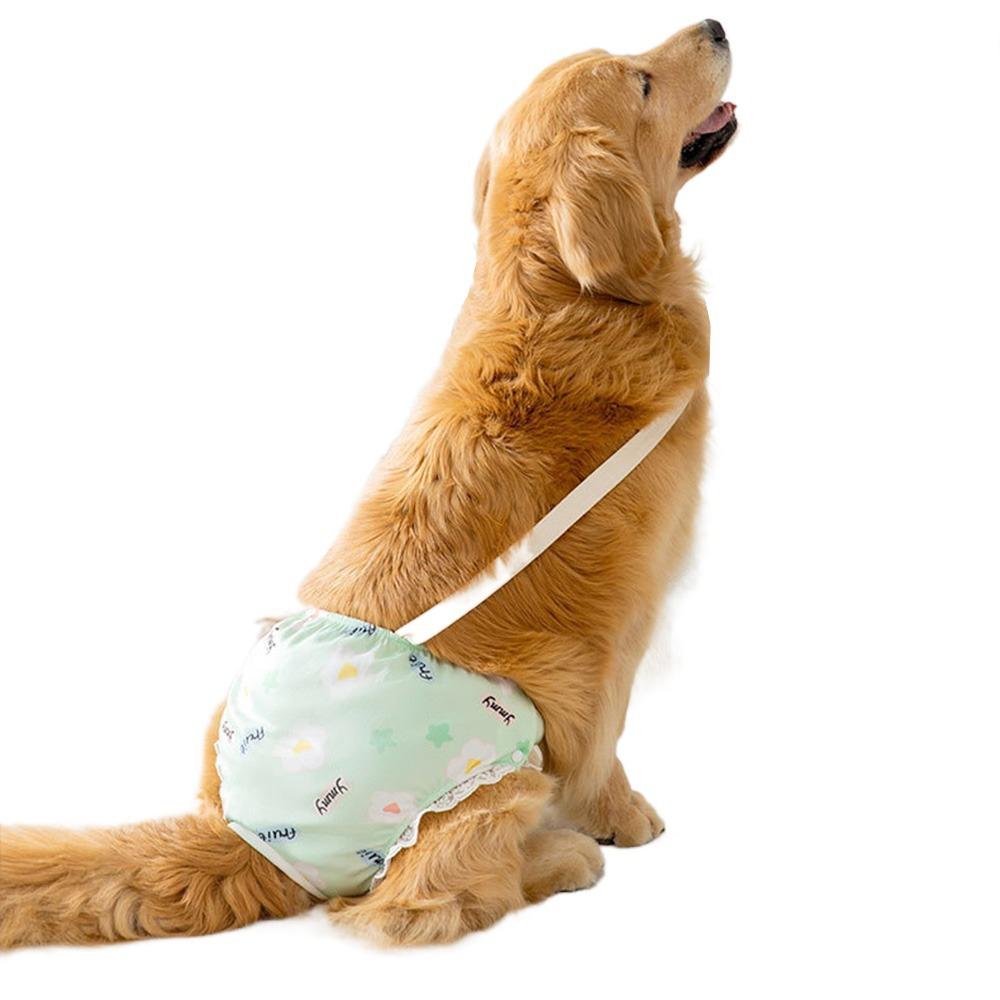 

Breathable Female Pet Sanitary Panties Reusable Large Dogs Safety Diapers Dog Accessories L