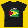 Guyana Flag Distressed Guyanese Flag Country In South America Womens Tee T Shirt Mens Tops Unisex Top