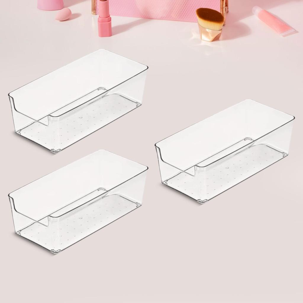 3Pcs/Set Desk Organizer Box with Handle Storage Containers Closet Organization for Baby Sundries Underwear Jewelry Household