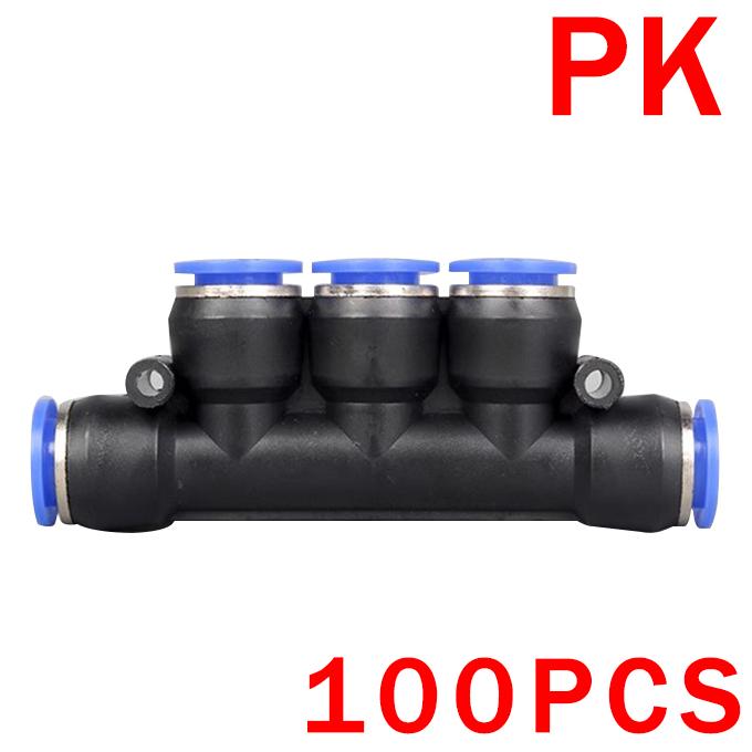 20/50/100 STÜCKE Pneumatische Armaturen Schnellverbinder Luftschlauch Rohrverbinder Kunststoff PU PY 4mm 6mm 8mm 10mm 12mm Push In Pluglug