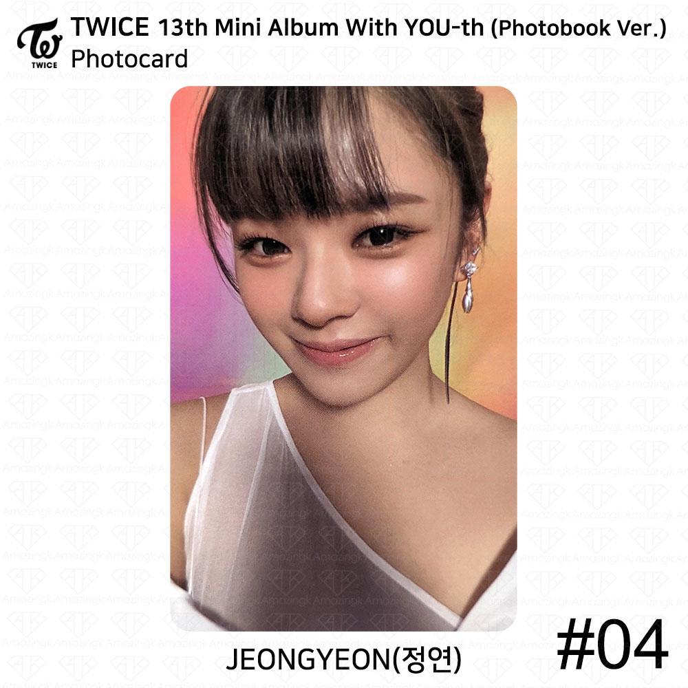 

TWICE 13-й мини-альбом с молодежной фотокарточкой YOU-th, плакатом, пленкой, стикером Jeongyeon KPOP K-POP Photocard - #04