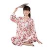 Girls' Ice Silk Pajama Set, Casual & Breathable, Two-Piece for Spring/Summer—Ideal for Home or Outdoors.