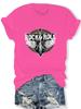 Women's Cross-Border Fashion Round Neck T-Shirt
