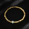 Yellow Hair Crystal Beaded Bracelet, Simple Temperament, High-end Bracelet, Niche Light Luxury and Versatile Fashion Jewelry.