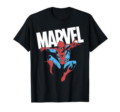 Marvel Spider-Man Shadow Portrait T-Shirt