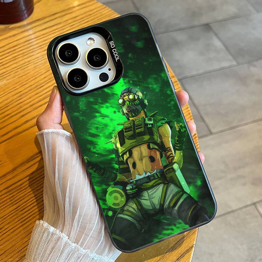 Game A-Apex L-Legends Ptinted  Phone Case For iPhone 16 17 15 14 12 13 Pro Max Black Color Shockproof Cover