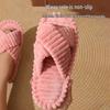 Plush Cotton Slippers: Cozy Indoor Footwear for Women & Men - High-End Fur for Autumn & Winter