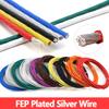 3m 30-10AWG Silver Plated High Purity OFC Copper Wire FEP Insulated HiFi Audio Signal Bulk Cable DIY IEM Headphone Audiophile