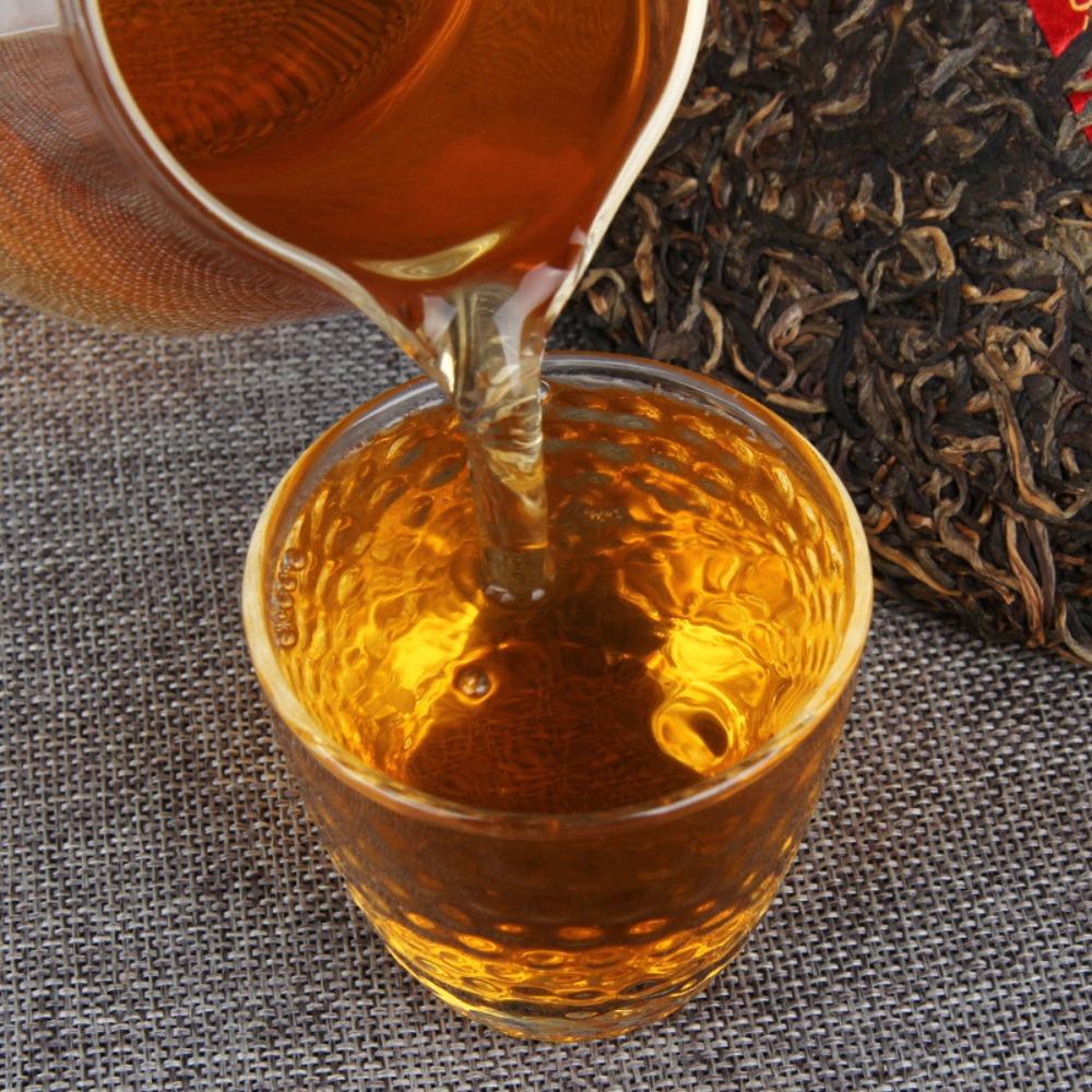 Yunnan Pu-erh Tea Cake 400g 2006 Menghai Qizi Ripe Puer Big Leaf Chinese Green Tea