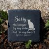 Personalisierter Haustier-Gedenkstein Gravierter Grabstein Hund Beileidsgeschenk Individuell Gravierte Hund Katze Gedenkplakette Haustierverlust Geschenke