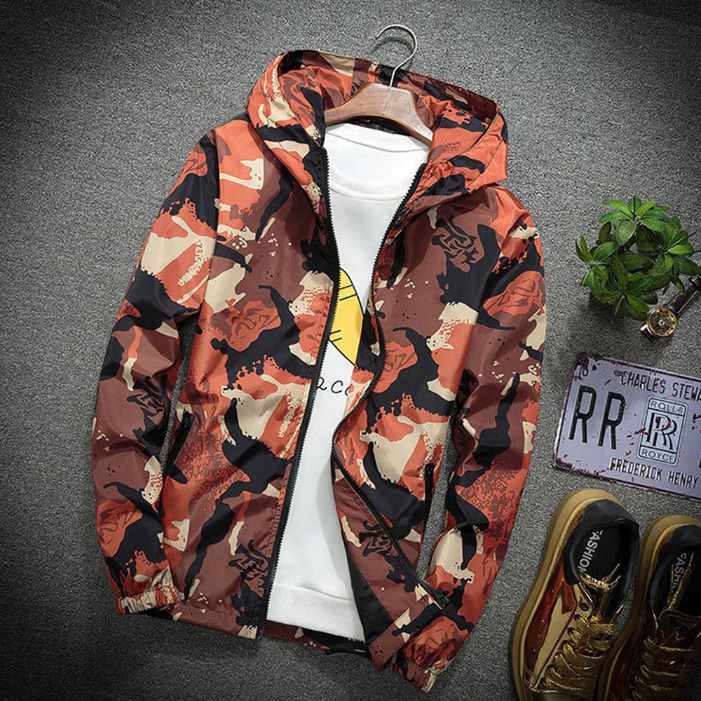 Men's Winter Hoodie Soft  Camouflage Waterproof Windproof Outdoor Coat