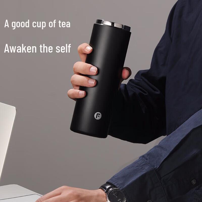 Fuguang 480ml 304 Stainless Steel Insulated Tea Separation Mug
