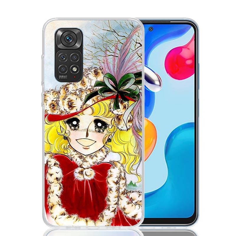 Anime Candy Phone Case For Xiaomi Redmi Note 15 14 13 12S 12 Pro Plus 11S 11E 11 11T 10S 10 Art Soft Pattern Cover Redmi Note 14