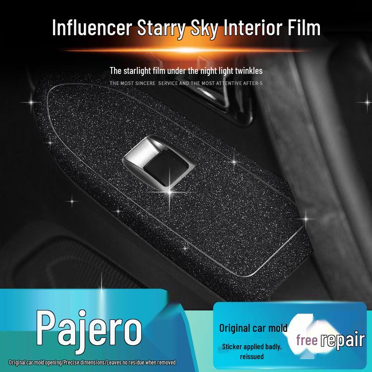 Matowa folia Starry Sky do modyfikacji wnętrza Mitsubishi Pajero 2016-2020