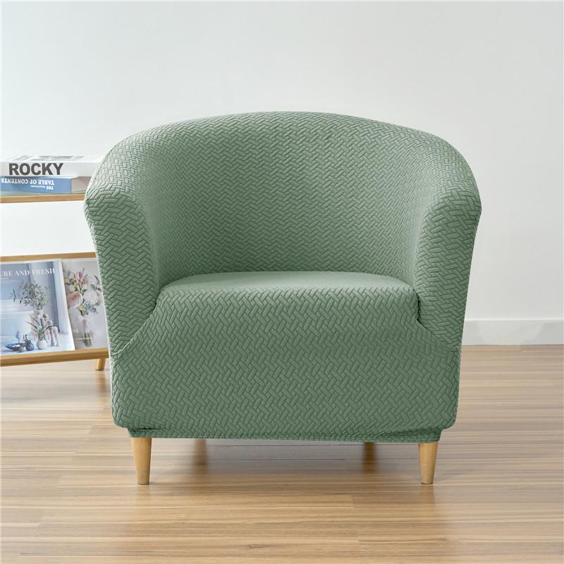 Thick Twill Non-Slip Semi-Circular Sofa Cover for Home or Hotel