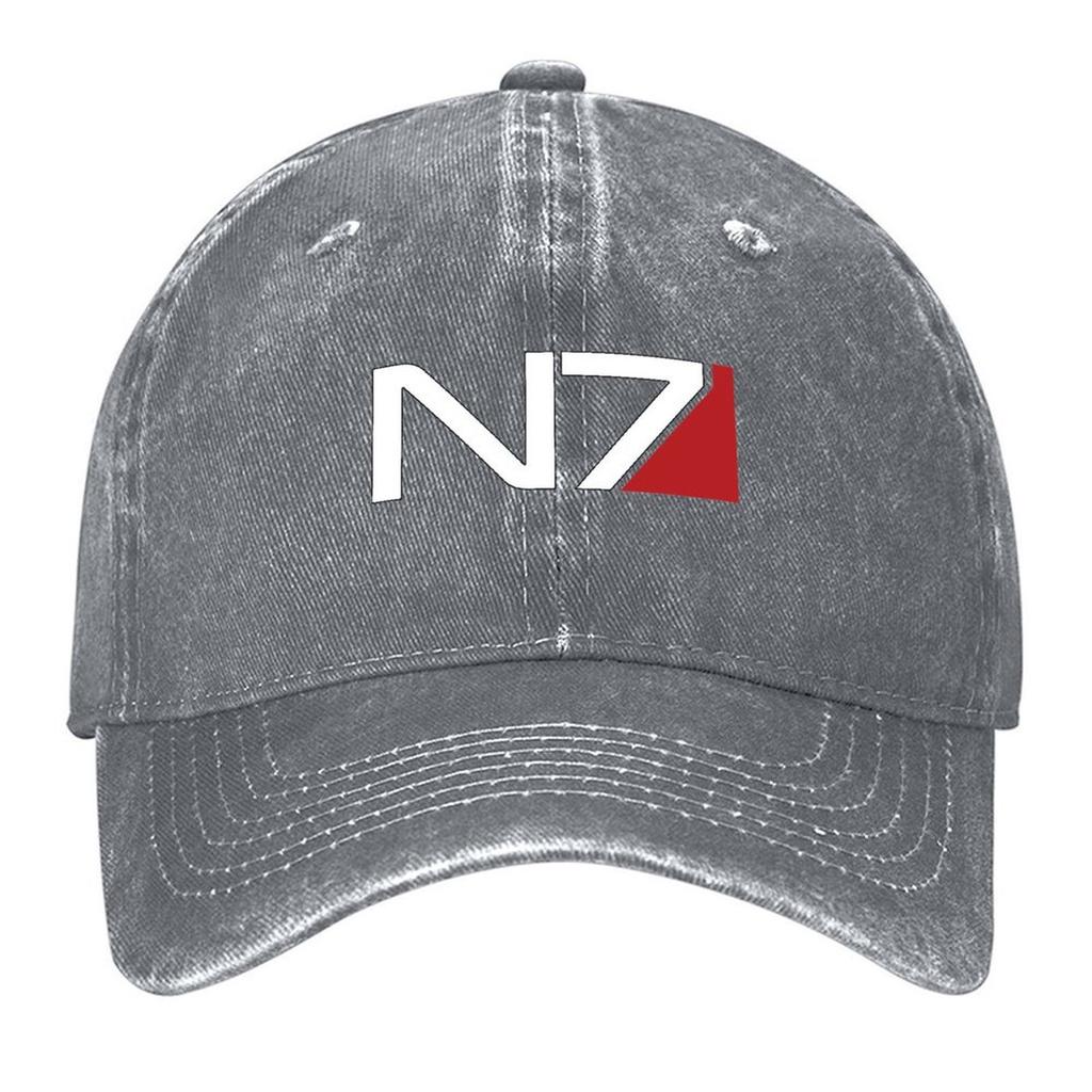 Mass Effect N7 Baseballkappe Streetwear Bergsteigen Herrenhut Designerhut Damen Herren