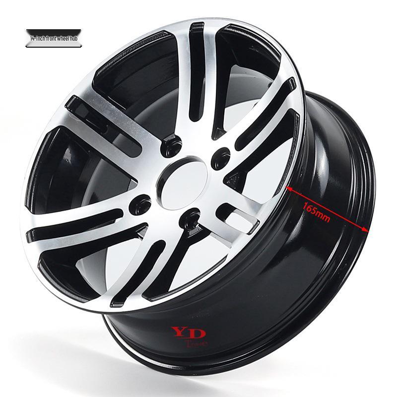 14-Inch Aluminum Alloy Wheel Rim for ATV Beach Buggy Off-Road Kart