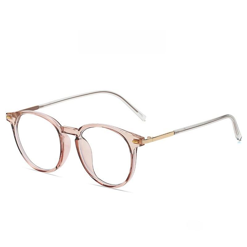 Hanbok Style Retro Transparent Eyewear Frame With Blue Light Protection For Daily Use