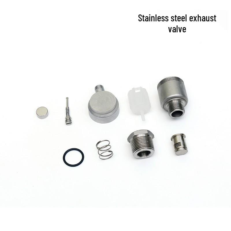 304 Stainless Steel Threaded Female Automatic Exhaust Valve for Water Pipeline - Sizes: 1/2", 3/4", 1