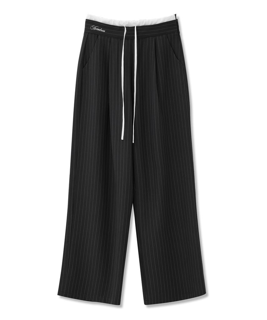 AVANDRESS Velo Sagging Stripe Slacks_3 Colors