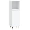 3 Piece Bathroom Furniture Set White Particleboard