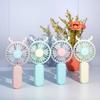 Mini USB Handheld Fan Rechargeable Portable For Student Dormitory Use ABS Material Adjustable Wind Speed