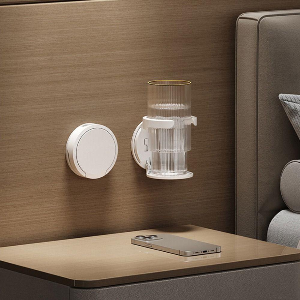 Foldable Round Cup Holder Wall-Mounted Wall Bottle Rack New Drink Holder