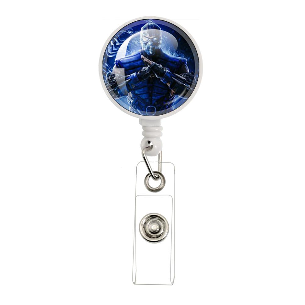 

New Mortal Kombat Games Retractable Badge Reel ID Card Name Card Display Tag Staff Card Badge Holder Accessories Gifts