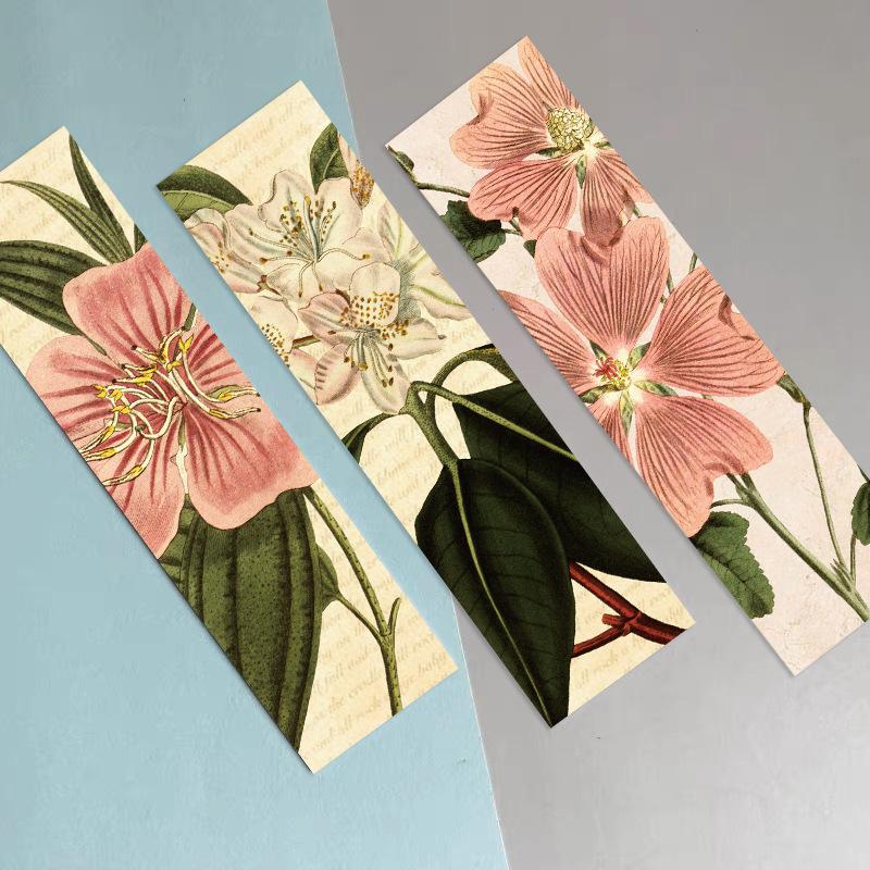 30 Pictures of Slightly Drunk Green Series Simple Hand-dog Literary and Creative Materials Ins Reading Paper Bookmark DIY